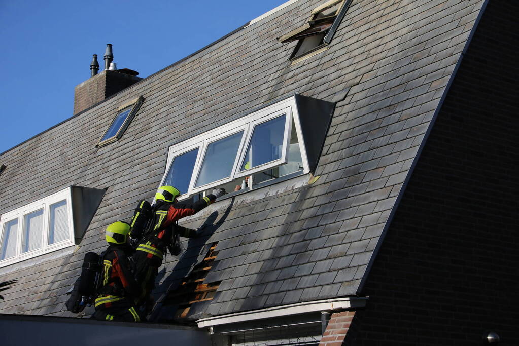 Dakbrand in de kiem gesmoord