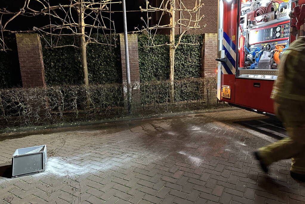 Brand in serre brandweer voorkomt erger
