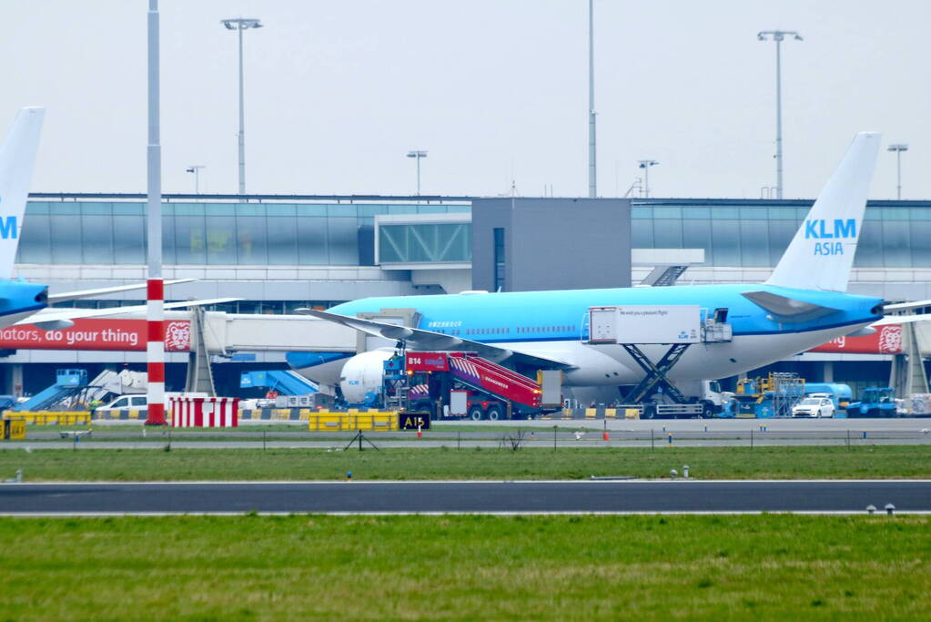Brand aan boord van KLM-vliegtuig
