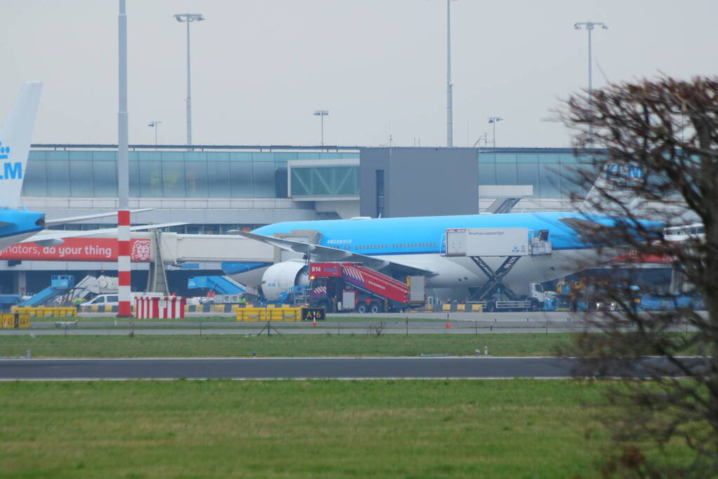 Brand aan boord van KLM-vliegtuig