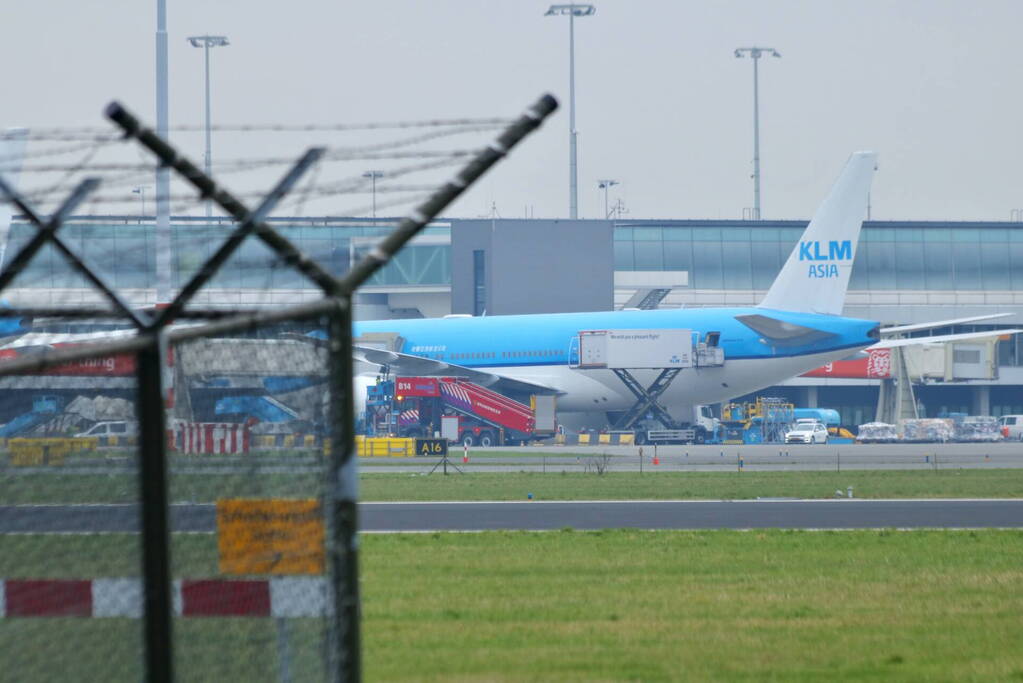 Brand aan boord van KLM-vliegtuig
