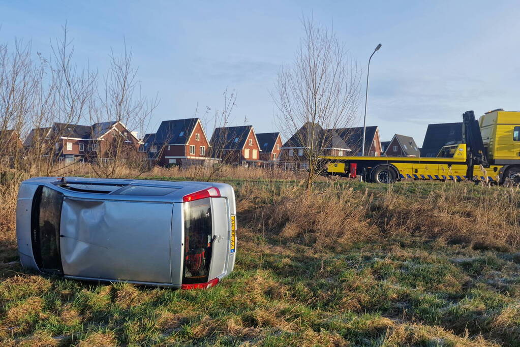 18-jarige crasht met auto