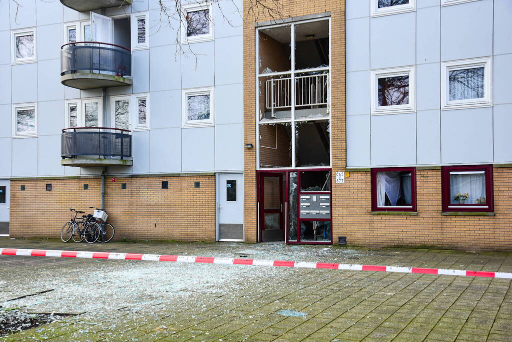 Woningen ontruimd na explosie