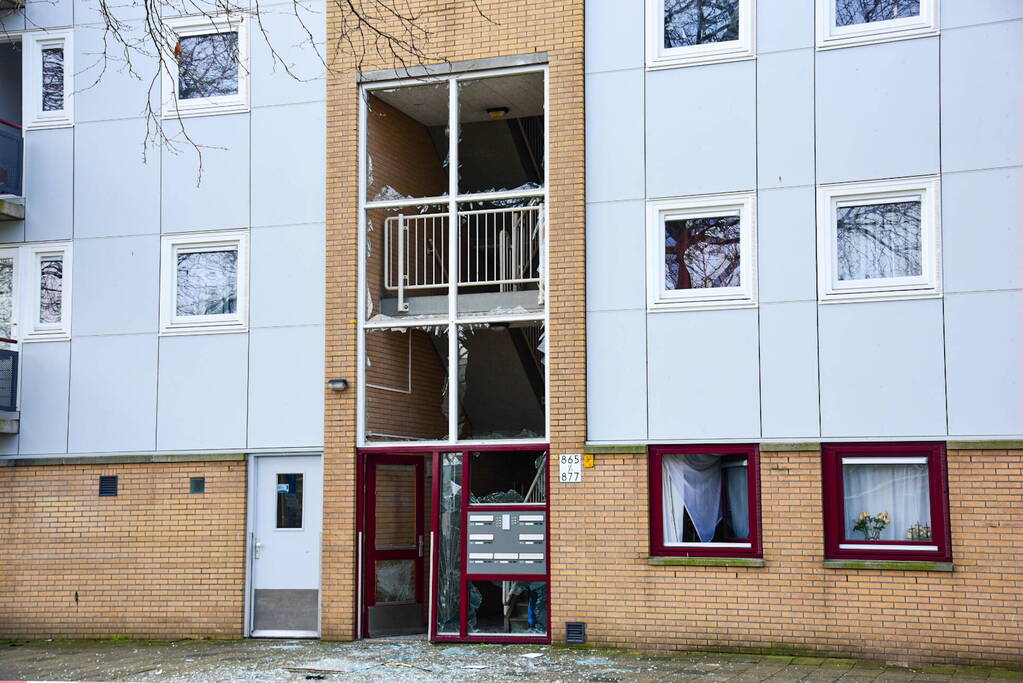 Woningen ontruimd na explosie