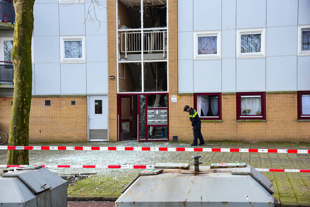 Woningen ontruimd na explosie