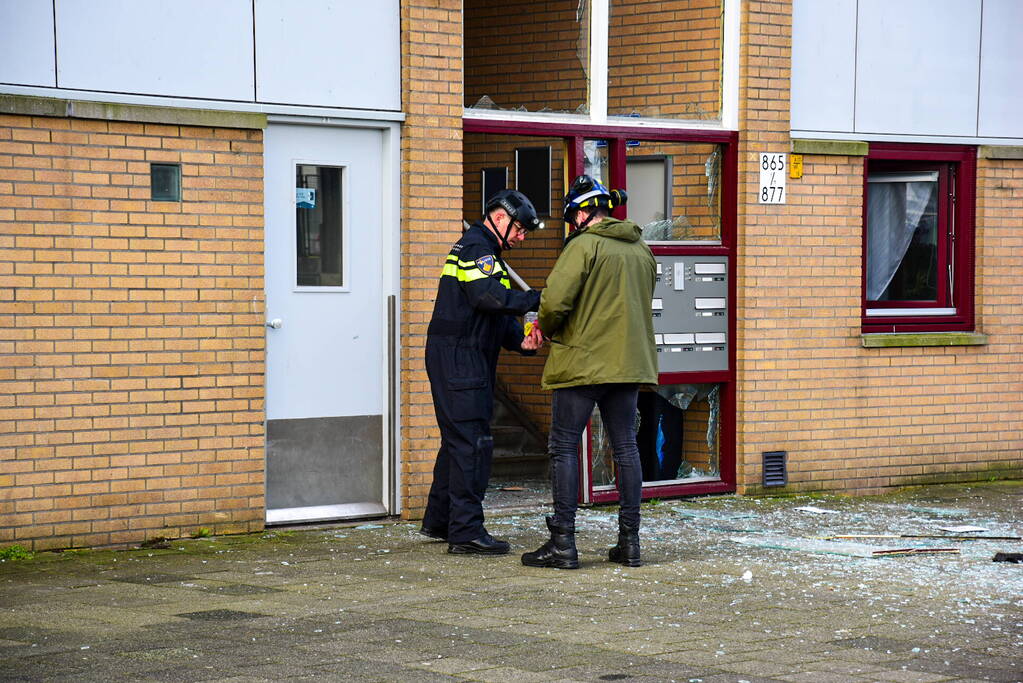 Woningen ontruimd na explosie