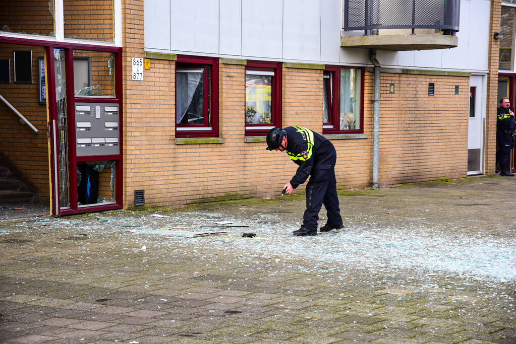 Woningen ontruimd na explosie