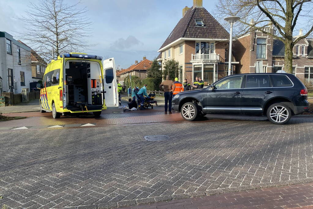 Scooterrijder gewond bij aanrijding