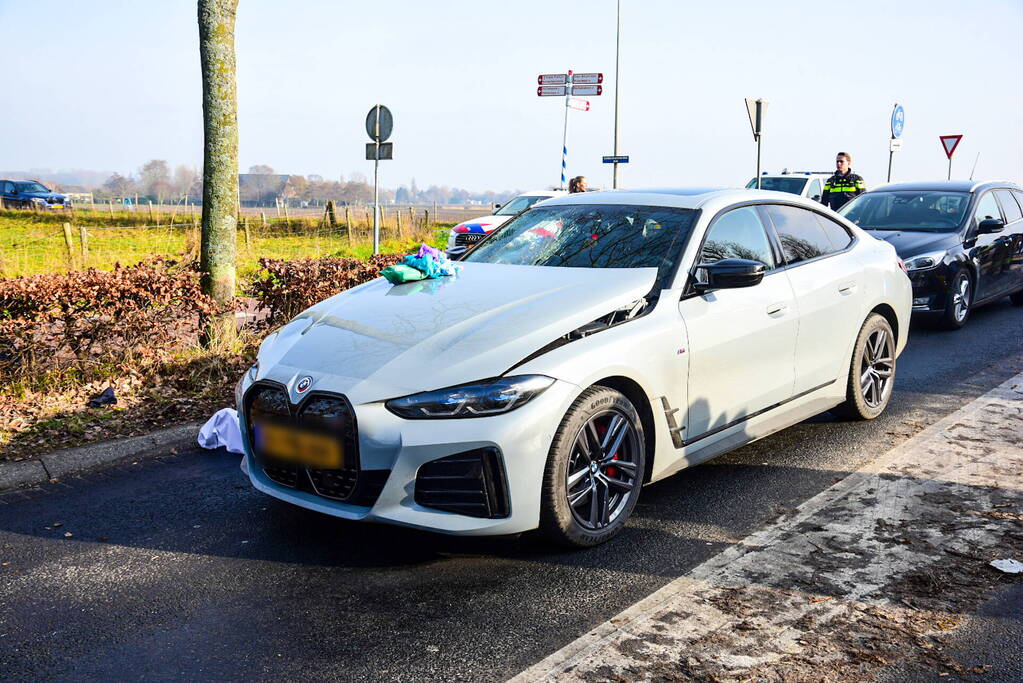 Fietser overleden bij aanrijding met auto