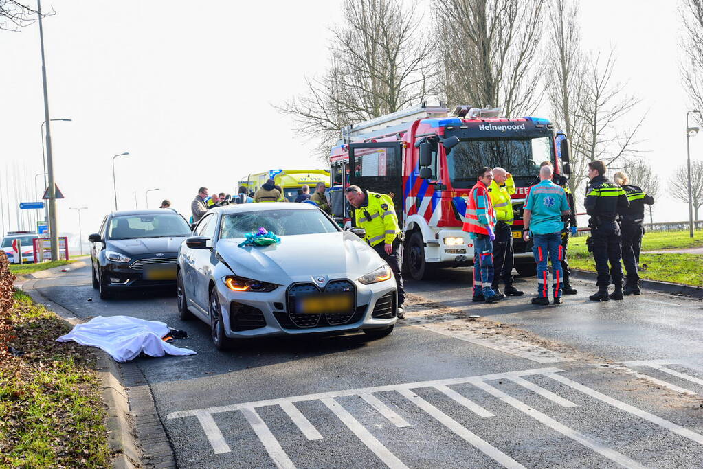 Fietser overleden bij aanrijding met auto