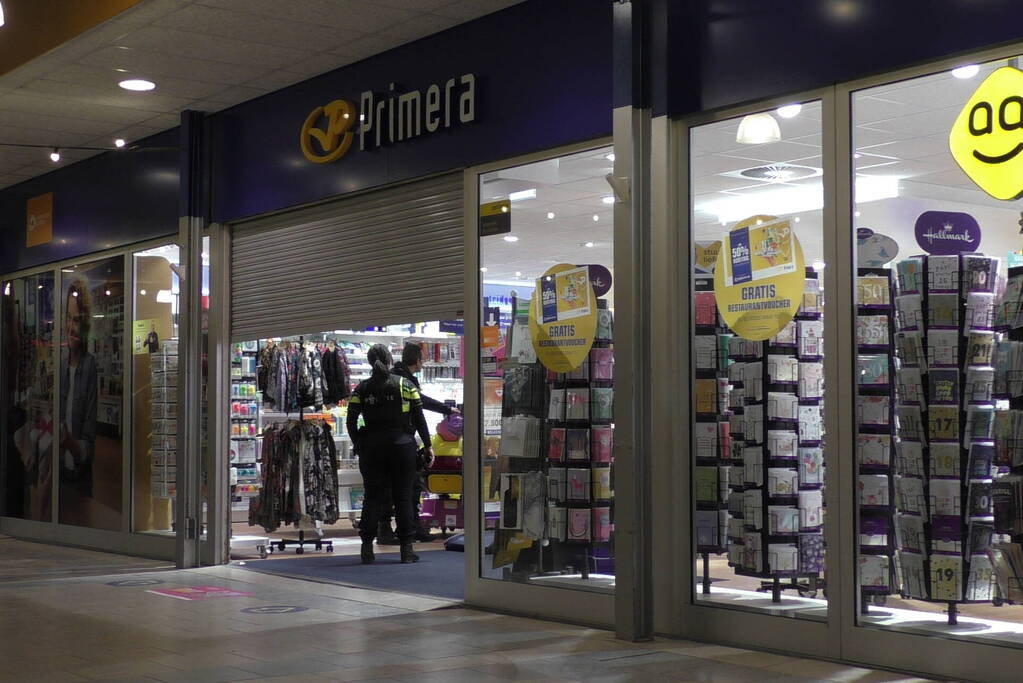Onderzoek naar gewapende overval op winkel