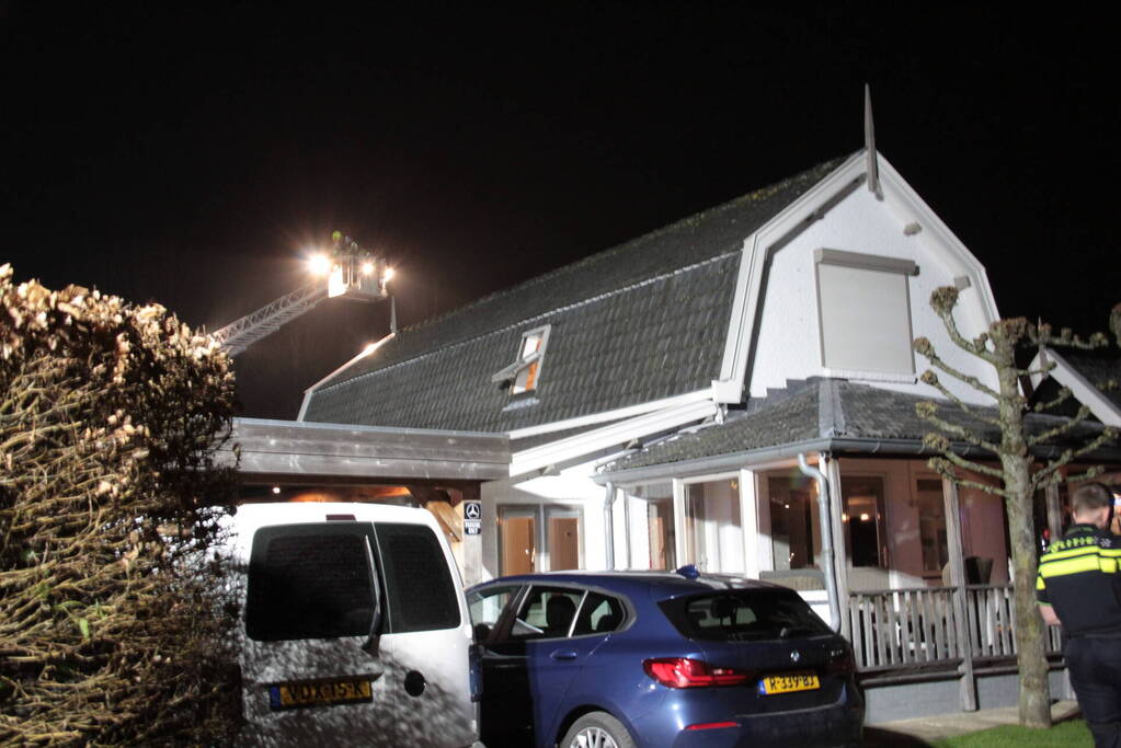 Brandweer ingezet voor schoorsteenbrand