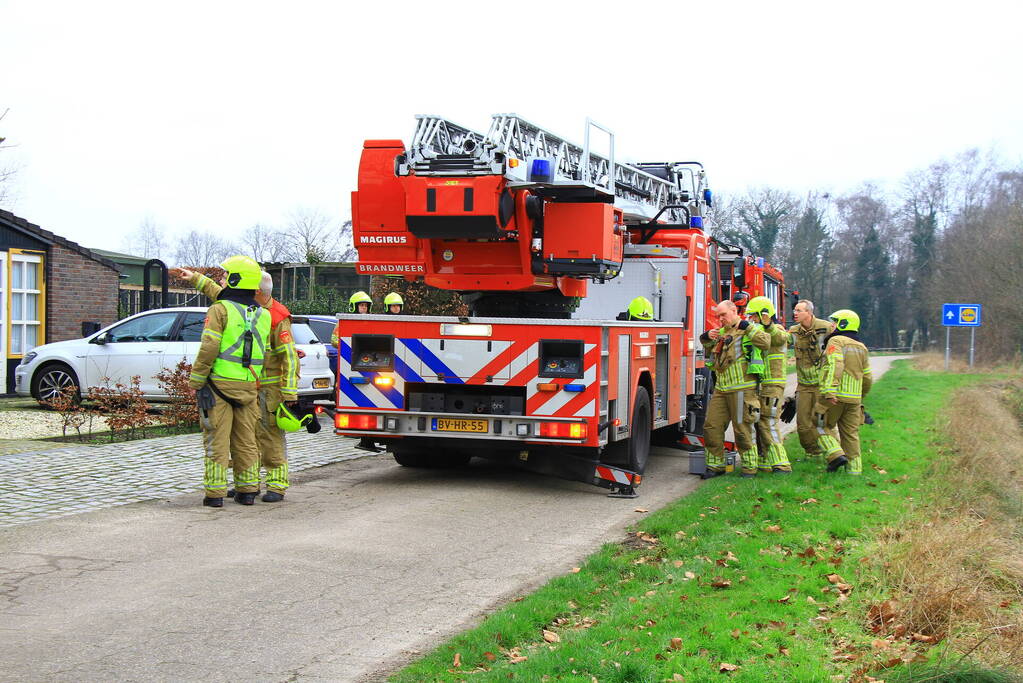 Schoorsteenbrand snel onder controle