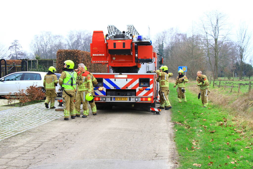 Schoorsteenbrand snel onder controle