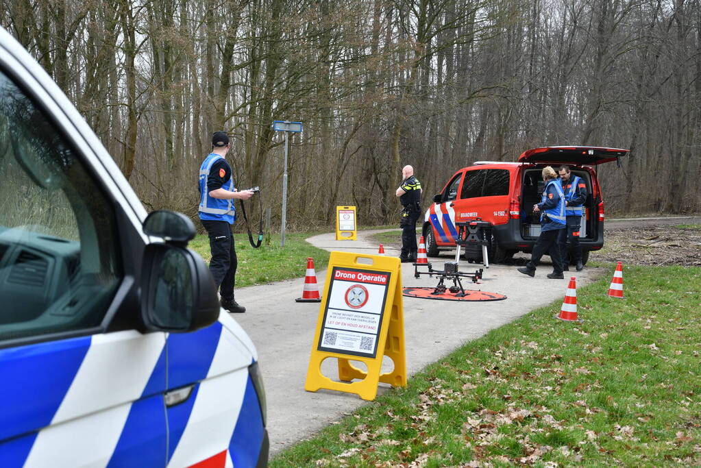 Helikopter en drone ingezet bij zoekactie naar vermiste 19-jarige jongen