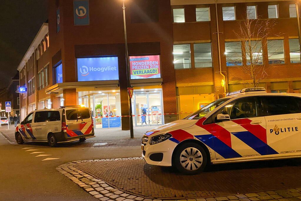 Overval op supermarkt Hoogvliet