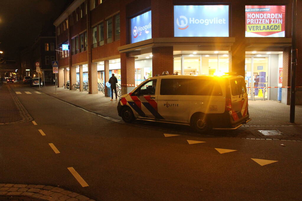 Overval op supermarkt Hoogvliet