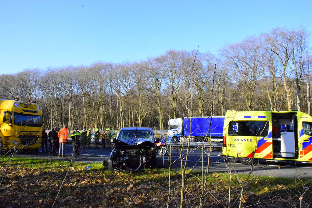 Zeer ernstig ongeval op snelweg