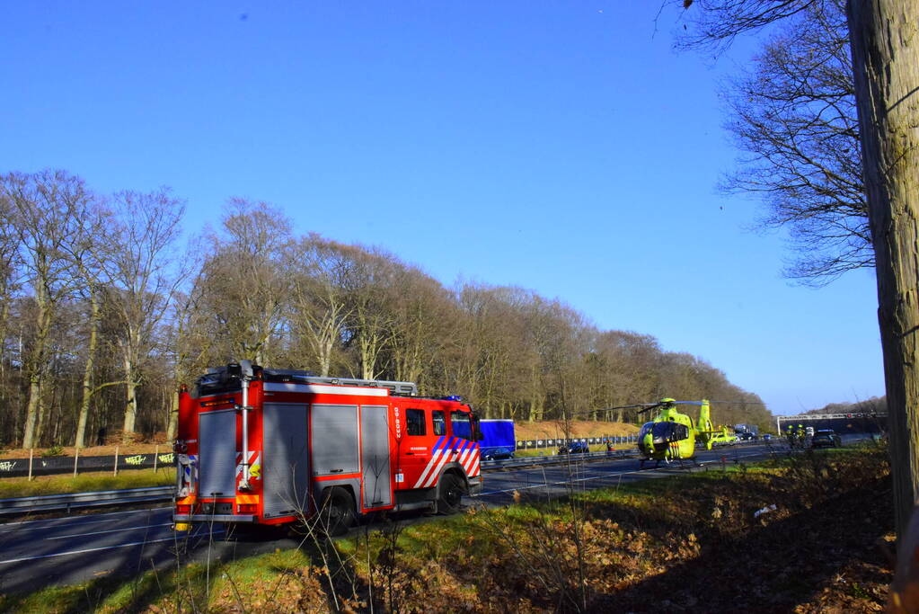Zeer ernstig ongeval op snelweg