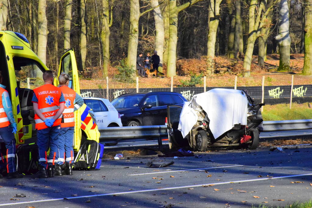 Zeer ernstig ongeval op snelweg