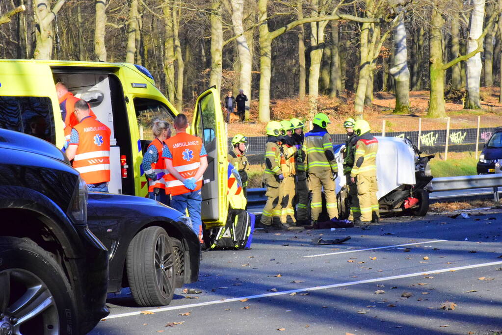 Zeer ernstig ongeval op snelweg