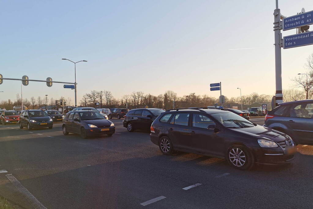 Enorme verkeerschaos vanwege ongeval
