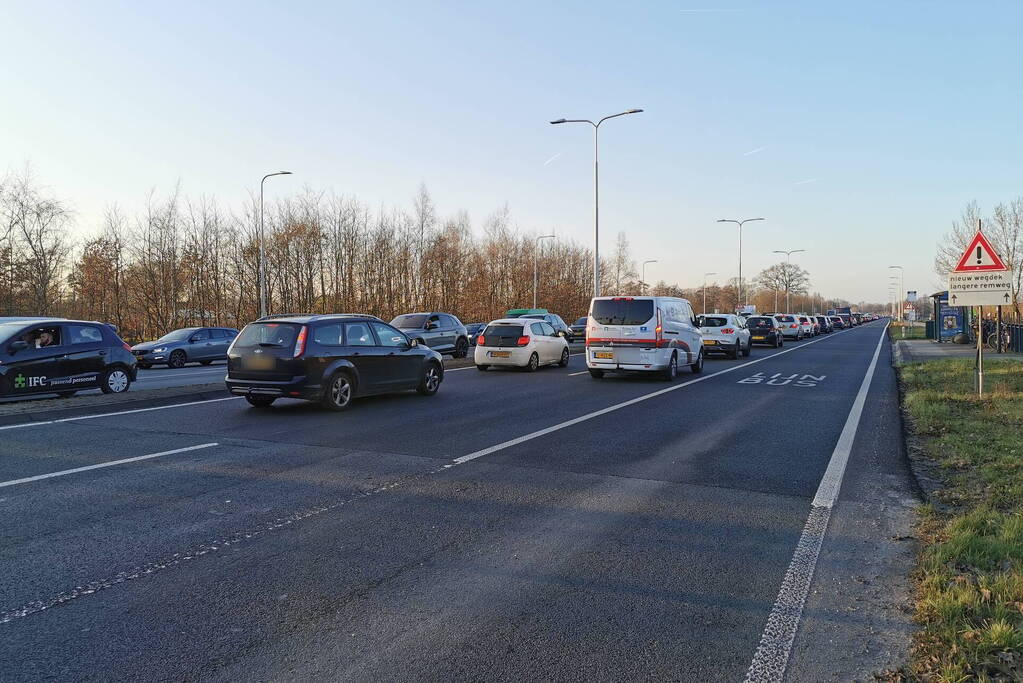 Enorme verkeerschaos vanwege ongeval