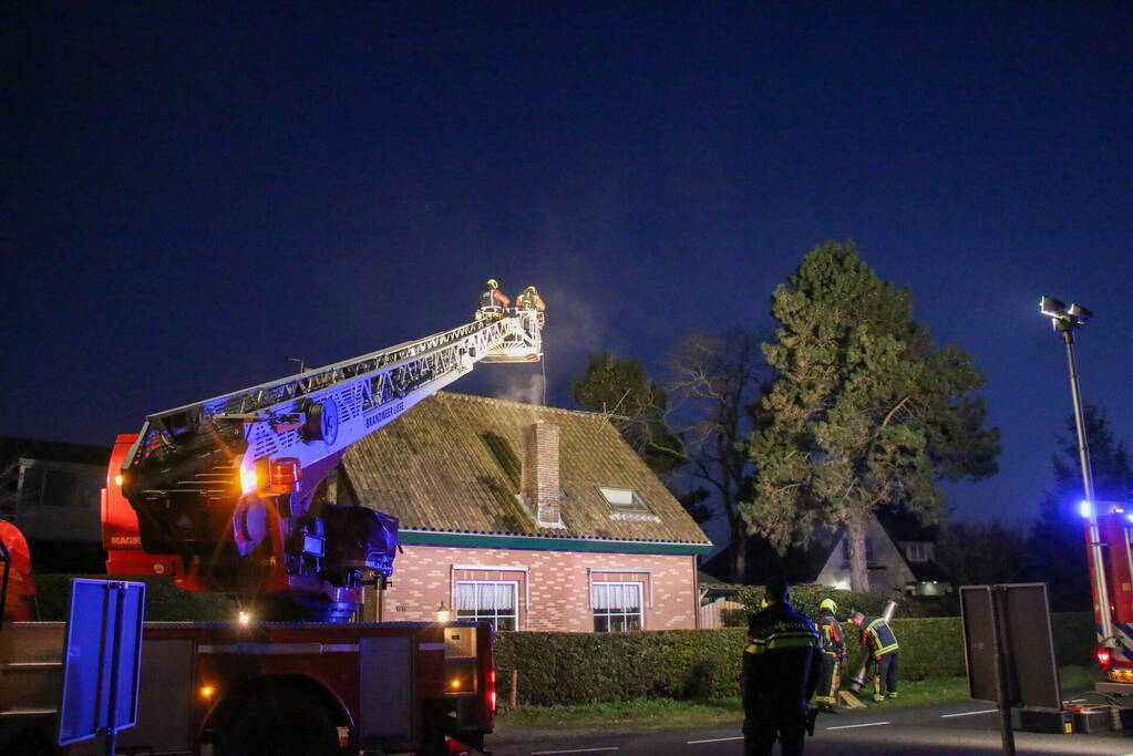 Rookontwikkeling bij schoorsteenbrand