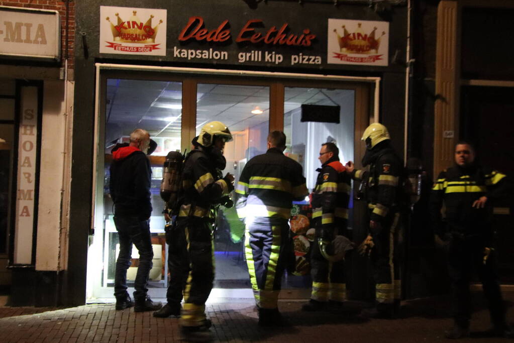 Onderzoek naar vreemde lucht in eetgelegenheid