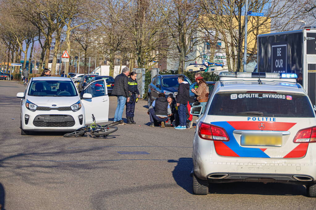 Kind op een fiets aangereden
