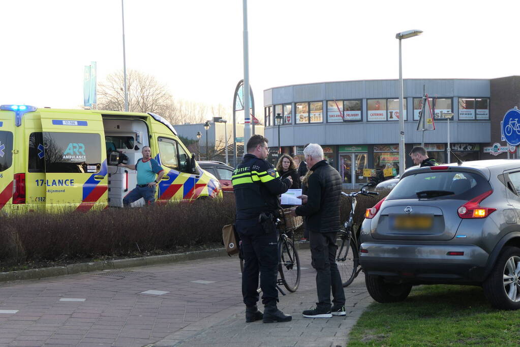 Fietsster raakt gewond bij aanrijding