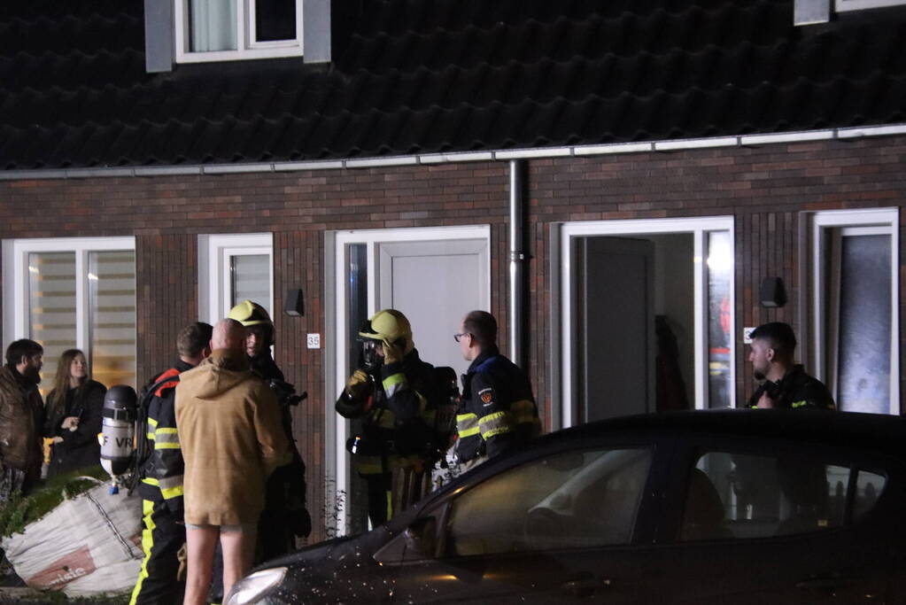 Keukenbrand opgemerkt door buren