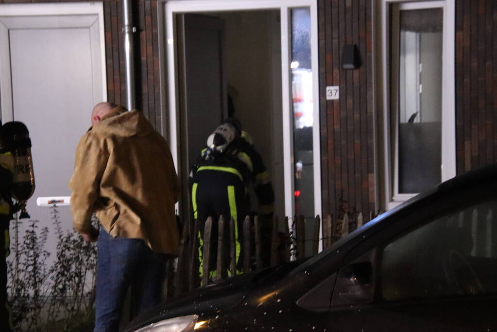 Keukenbrand opgemerkt door buren