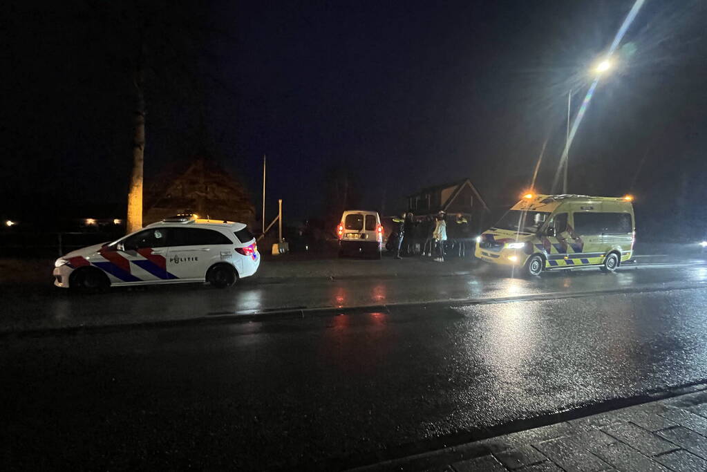 Fietser gewond bij botsing met scooterrijder