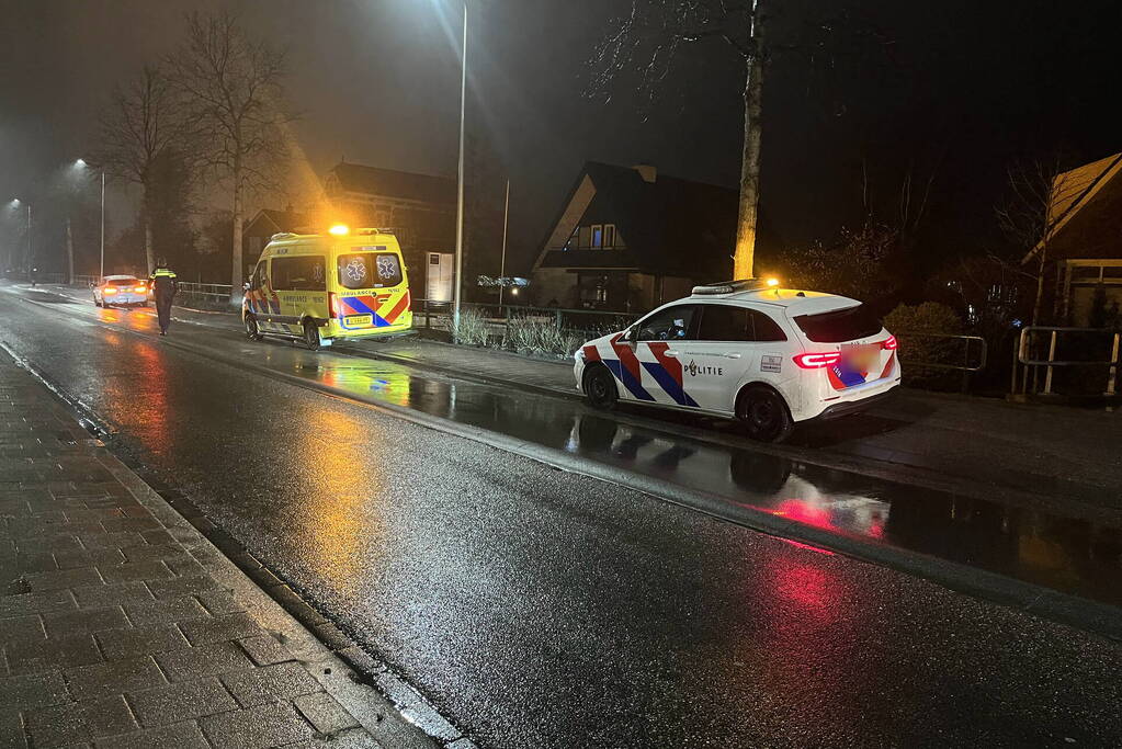Fietser gewond bij botsing met scooterrijder
