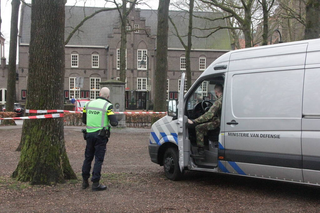 Explosieven Opruimingsdienst doet onderzoek naar mogelijke explosief