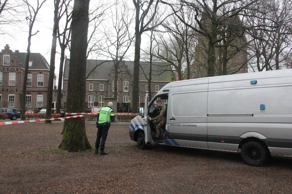 Explosieven Opruimingsdienst doet onderzoek naar mogelijke explosief