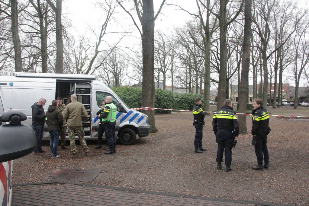 Explosieven Opruimingsdienst doet onderzoek naar mogelijke explosief