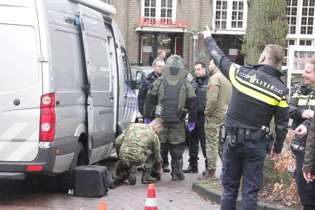 Explosieven Opruimingsdienst doet onderzoek naar mogelijke explosief