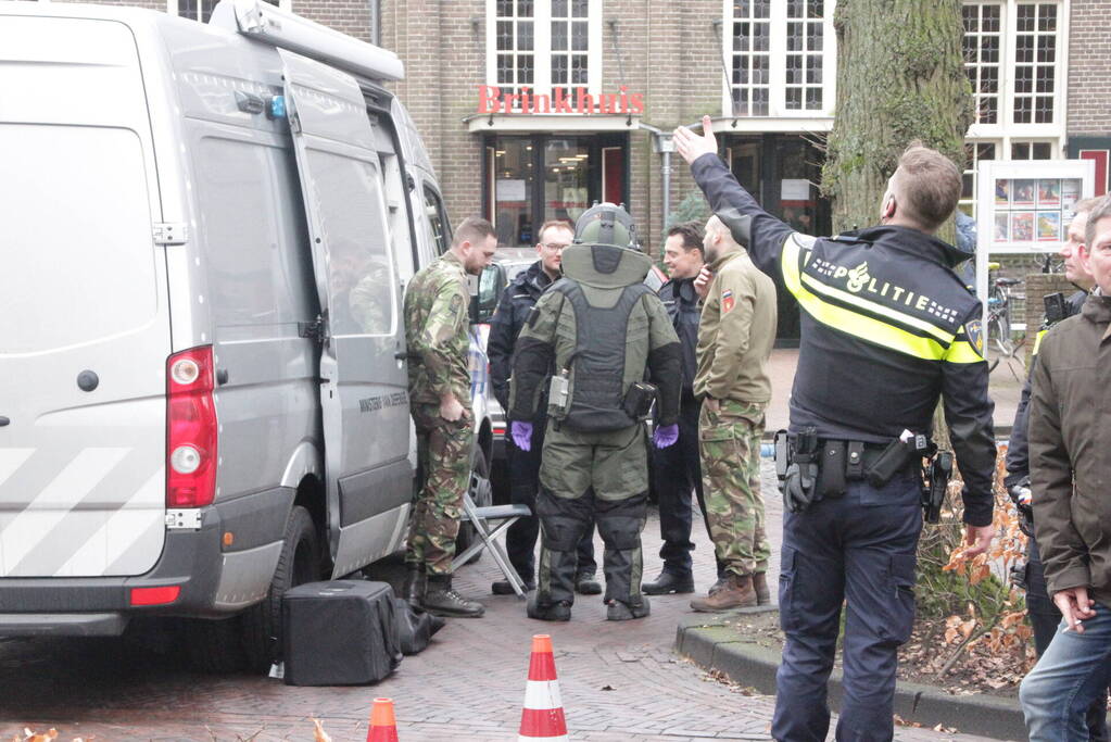 Explosieven Opruimingsdienst doet onderzoek naar mogelijke explosief