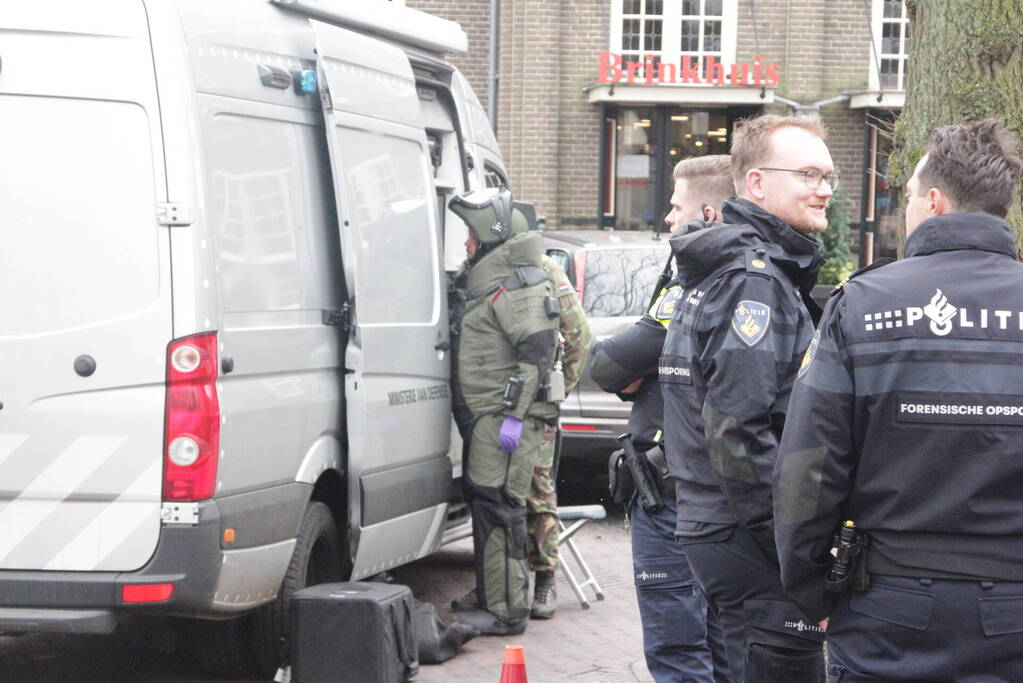 Explosieven Opruimingsdienst doet onderzoek naar mogelijke explosief