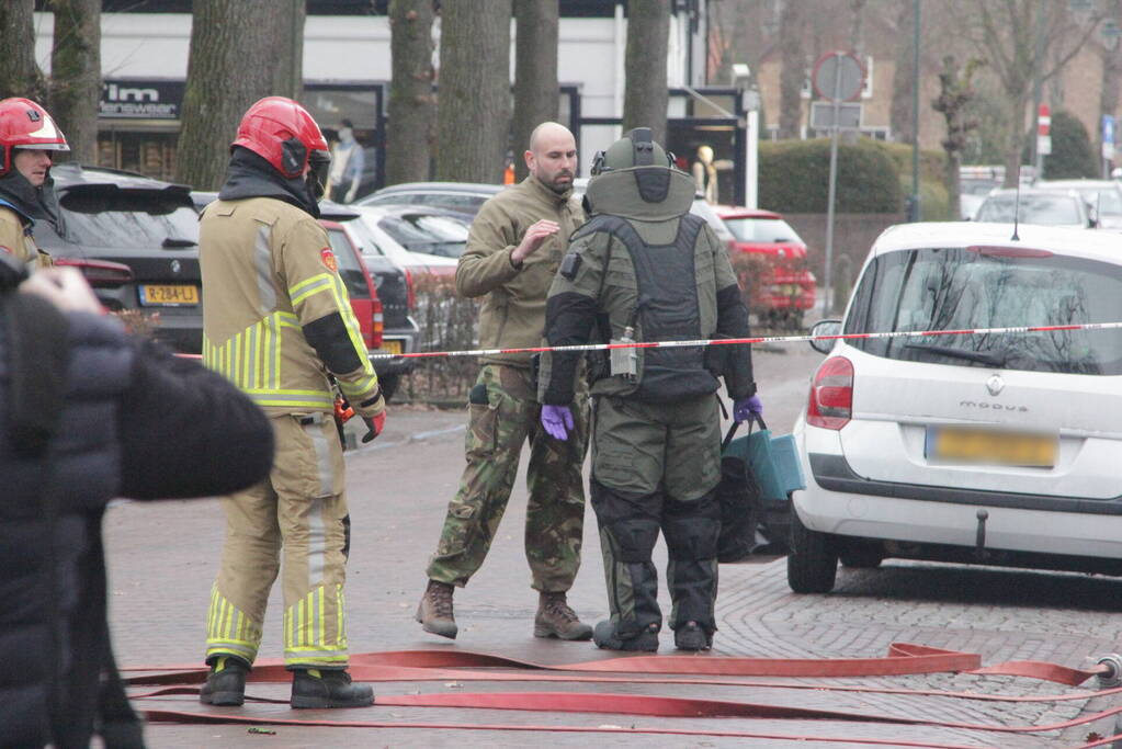 Explosieven Opruimingsdienst doet onderzoek naar mogelijke explosief