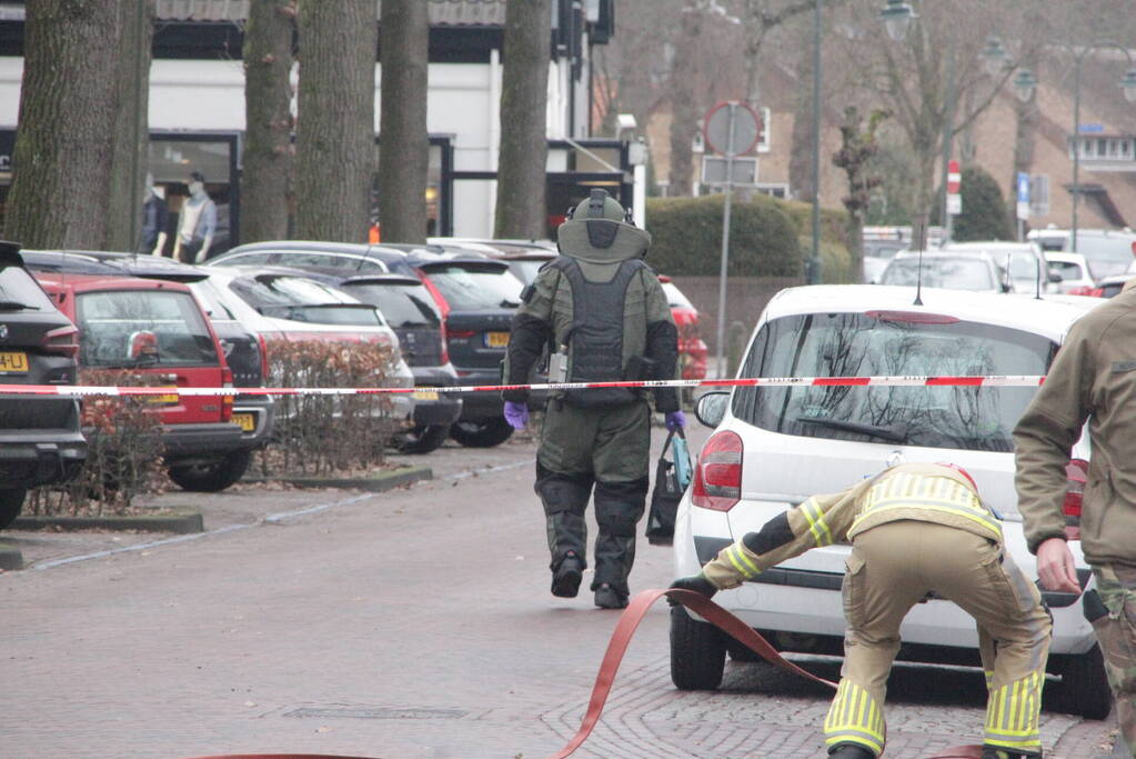 Explosieven Opruimingsdienst doet onderzoek naar mogelijke explosief