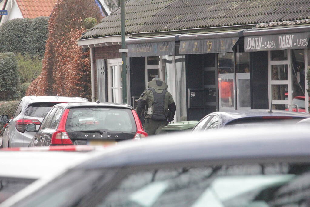 Explosieven Opruimingsdienst doet onderzoek naar mogelijke explosief