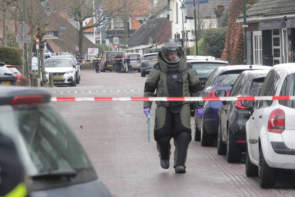 Explosieven Opruimingsdienst doet onderzoek naar mogelijke explosief