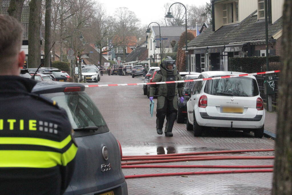Explosieven Opruimingsdienst doet onderzoek naar mogelijke explosief