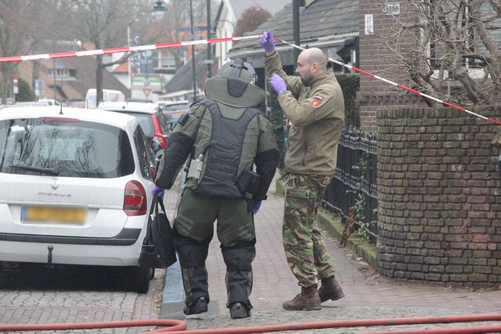 Explosieven Opruimingsdienst doet onderzoek naar mogelijke explosief