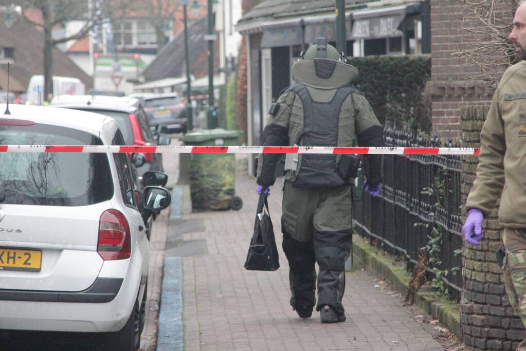 Explosieven Opruimingsdienst doet onderzoek naar mogelijke explosief