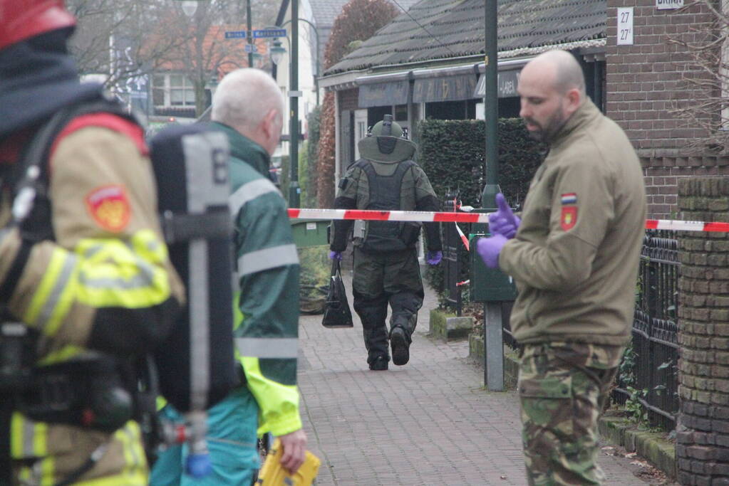 Explosieven Opruimingsdienst doet onderzoek naar mogelijke explosief