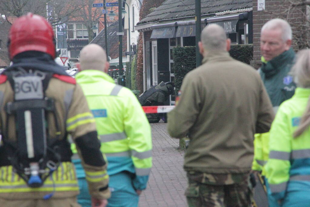Explosieven Opruimingsdienst doet onderzoek naar mogelijke explosief